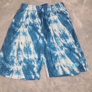 Nike SB Tie-Dye Shorts Youth 12/13‎ Yrs Blue Athletic Skateboard Shorts